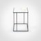 Carrara Marble Frame Side Table by Nicola Di Froscia for DFdesignlab 1