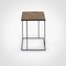 Forest Brown Frame Side Table by Nicola Di Froscia for DFdesignlab 1