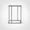 Roman Travertine Frame Side Table by Nicola Di Froscia for DFdesignlab 3