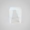 Carrara Marble and Gold Leaf Raw Edge Side Table by Nicola Di Froscia for DFdesignlab 4
