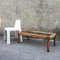 Rectangular Coffee Table in Rattan and Smoked Glass 6