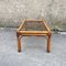 Rectangular Coffee Table in Rattan and Smoked Glass 2