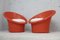 Danish Armchairs in Orange Plastics by Ole Gjerløv-Knudsen & Torben Lind for Orth Plast., 1970, Set of 2, Image 21