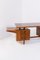 Schreibtisch aus Holz & Messing von Melchiorre Bega, 1950er 3