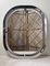 Espejo flotante estilo Bauhaus de acero cromado, años 50, Imagen 8