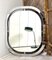 Espejo flotante estilo Bauhaus de acero cromado, años 50, Imagen 2