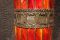 Vintage French Tall Red Glass Sconce, Image 2