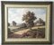 P. Wilson, Paesaggio con casa rustica e prato fiorito, Olio su tela, Incorniciato, Immagine 2