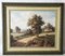 P. Wilson, Paesaggio con casa rustica e prato fiorito, Olio su tela, Incorniciato, Immagine 5