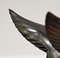 Sujetalibros en forma de cisne de metal patinado y mármol, años 30-40. Juego de 2, Imagen 10