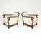 Antique Swedish Satin Birch Armchairs , Set of 2, Image 10