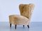 Swedish Lounge Chairs in Sheepskin and Ash Wood by Johannes Brynte, 1940s, Set of 2 11
