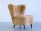 Swedish Lounge Chairs in Sheepskin and Ash Wood by Johannes Brynte, 1940s, Set of 2 14