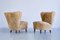 Swedish Lounge Chairs in Sheepskin and Ash Wood by Johannes Brynte, 1940s, Set of 2 3