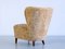 Swedish Lounge Chairs in Sheepskin and Ash Wood by Johannes Brynte, 1940s, Set of 2 10