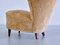 Swedish Lounge Chairs in Sheepskin and Ash Wood by Johannes Brynte, 1940s, Set of 2, Image 9