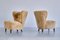 Fauteuils en Peau de Mouton et Frêne par Johannes Brynte, Suède, 1940s, Set de 2 15