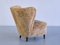 Swedish Lounge Chairs in Sheepskin and Ash Wood by Johannes Brynte, 1940s, Set of 2 8
