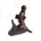 Bronze Reading Woman Statue Paperweight 5