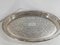 French Tray in Silver from Christofle Fleuron 2