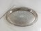 French Tray in Silver from Christofle Fleuron 1