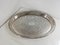 French Tray in Silver from Christofle Fleuron, Image 1
