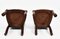 Antique Gothic Walnut Hall Chairs, 1850s, Set of 2 14