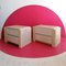 Postmodern Plaster and Pine Bedside Cabinets, USA, 1980s, Set of 2 12