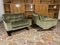 Mid-Century Italian Lounge Chairs in Olive Green Velvet by Franz Sartori for Flexform, Set of 2, Image 5