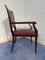Escritorio y silla de oficina italianos Mid-Century de nogal de Dassi, años 50. Juego de 2, Imagen 18