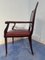 Bureau et Chaise de Direction Mid-Century en Noyer par Dassi, Italie, 1950s, Set de 2 15