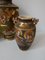 Large Antique Meiji Satsuma Moriage Vases and Burners, Japan, Set of 7 9