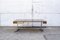 Large Italian Desk in Aluminum Wood and Glass from Trau, 1960s 1