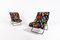 Foldable Pop Art Lounge Chairs, 1990s, Set of 2, Image 1