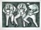 Enrico Baj, The Generals, Original Etching, 1970s 1