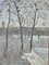 Dmitrij Kosmin, Forêt inondée en Gris et Violet, 1994, Peinture à l'Huile 1