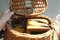 Primitive Fishing Basket with Two Wooden Live Bait Boxes, Set of 3 6