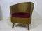 Velvet Bedroom Chair from Lloyd Loom, Image 1