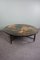 Large Antique Asian Inlaid Coffee Table with Bird of Prey Motif 1