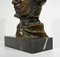Escultura Beethoven de bronce de P. Le Faguays, años 30, Imagen 10