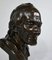 Nach JA Houdon, Voltaire Skulptur, 19. Jh., Bronze 9