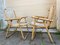 Vintage Bamboo Garden Folding Chairs, 1960s, Set of 2 2