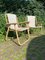 Sedie da giardino pieghevoli vintage in bambù, anni '60, set di 2, Immagine 8