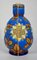 Petit Vase Début 20ème Siècle avec Décorations Florales en Emaux de Longwy 14