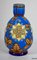 Petit Vase Début 20ème Siècle avec Décorations Florales en Emaux de Longwy 11