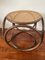 Vintage Bentwood & Wicker Stool in Style of Thonet 12