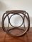 Vintage Bentwood & Wicker Stool in Style of Thonet, Image 2