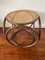 Vintage Bentwood & Wicker Stool in Style of Thonet 10