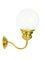 Mid-Century Brass and Frosted Glass Model LP1 Sconces by Luigi Caccia Dominioni for Azucena, 1950s, Set of 4, Image 3