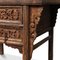 Geschnitzter Ulmenholz Tisch, Shanxi 9
